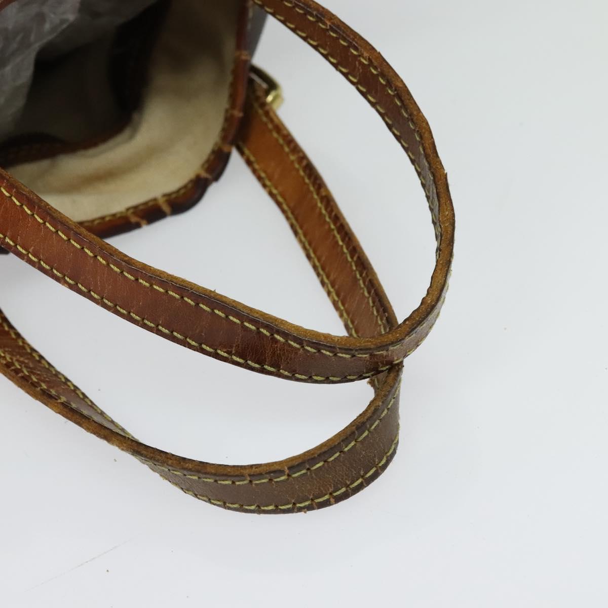 LOUIS VUITTON Monogram Bucket PM Shoulder Bag M42238 LV Auth ar11236