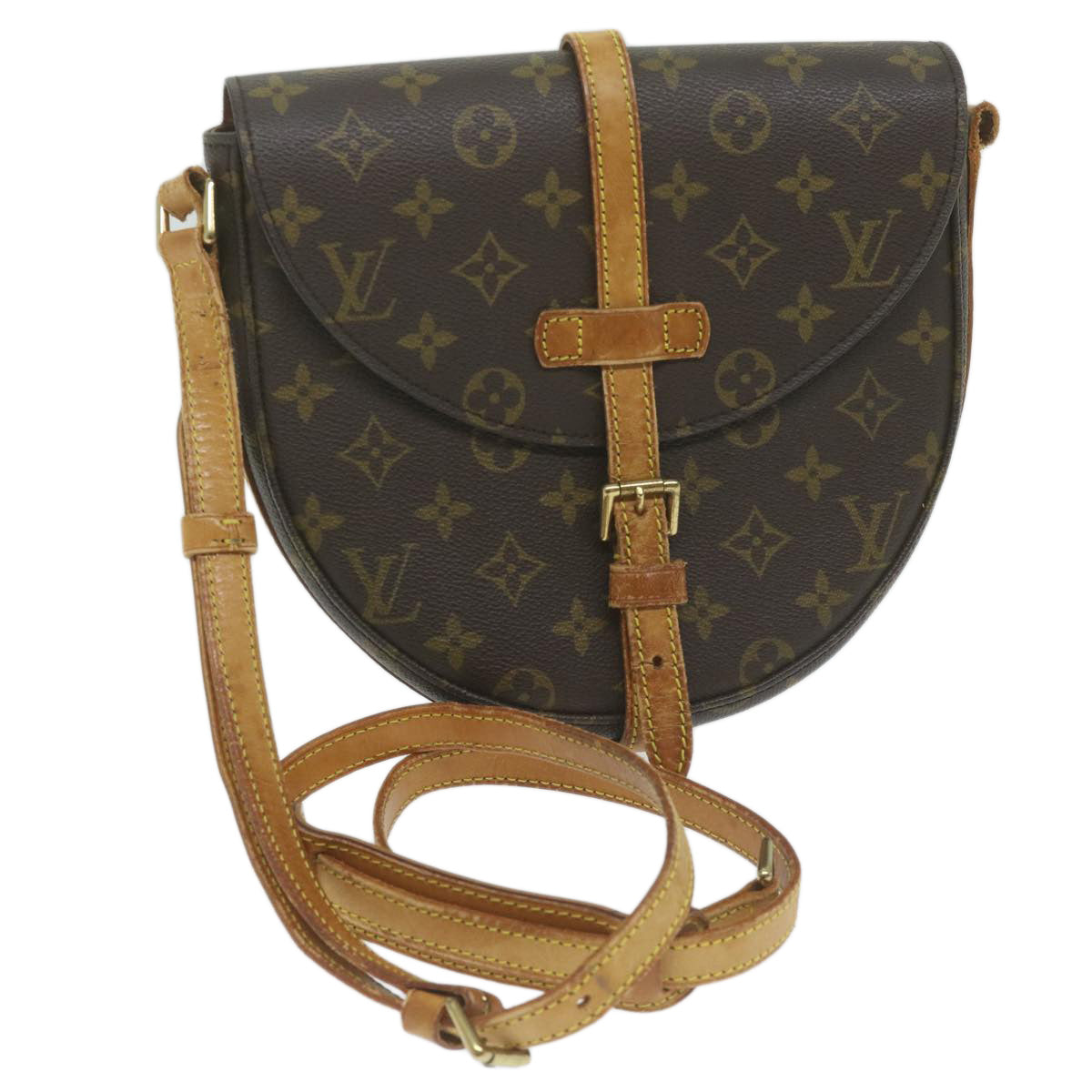 LOUIS VUITTON Monogram Chantilly MM Shoulder Bag M51233 LV Auth ar11237