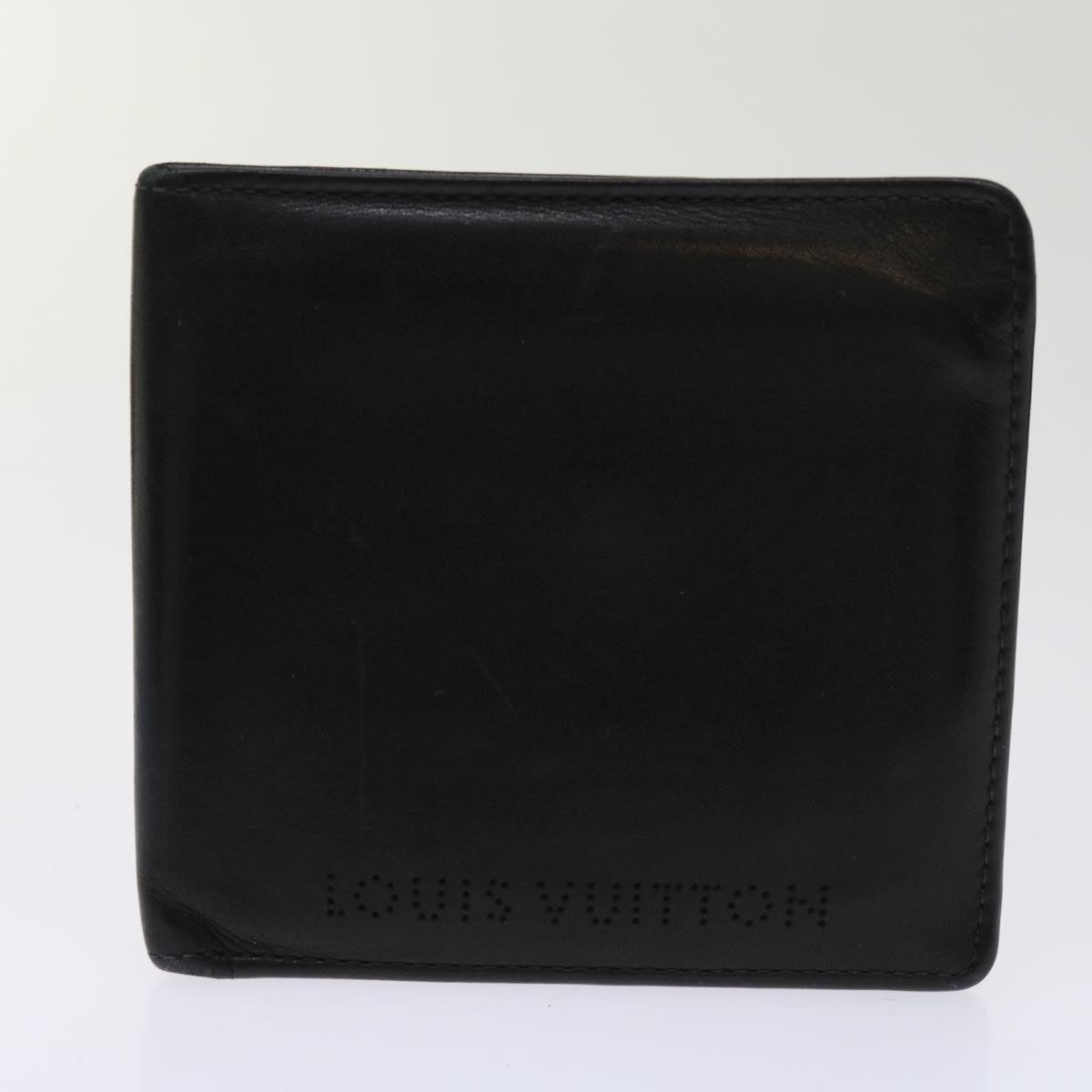 LOUIS VUITTON Epi Taiga Damier Pouch Key Case Wallet 8Set Black LV Auth ar11274