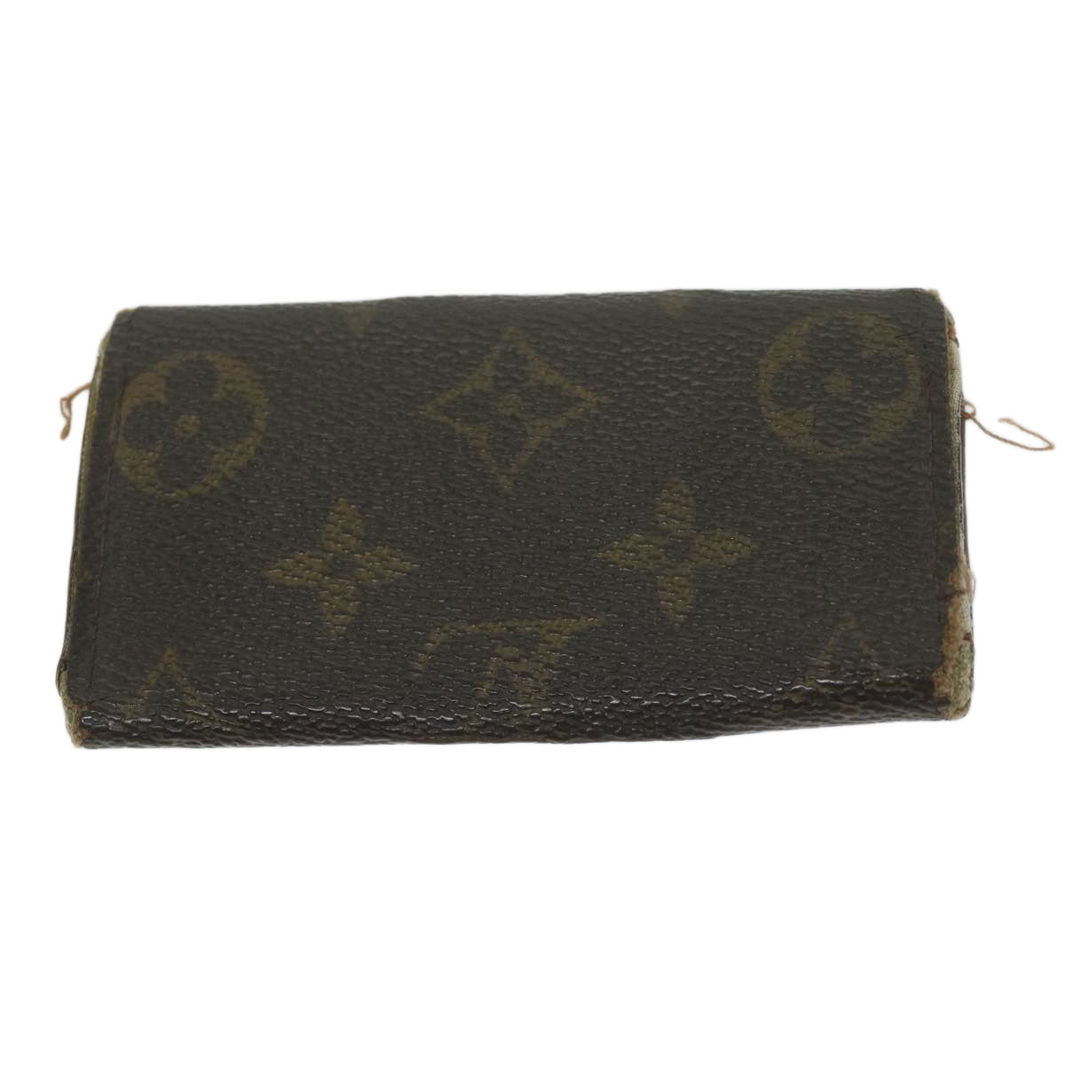 LOUIS VUITTON Monogram Key Coin Purse Wallet 5Set LV Auth ar11275