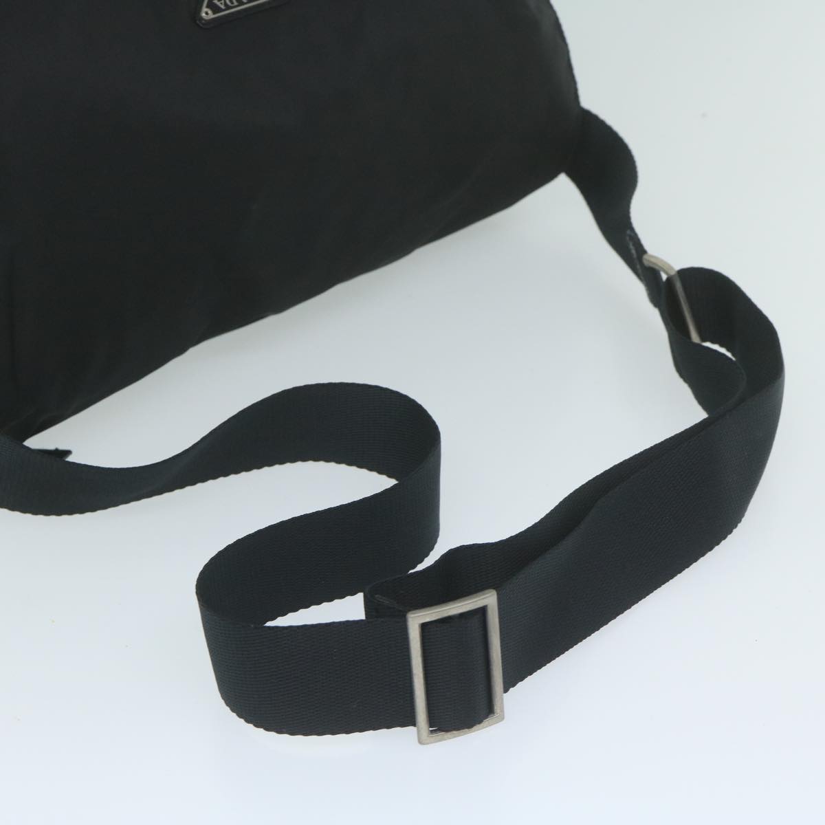 PRADA Shoulder Bag Nylon Black Auth ar11316