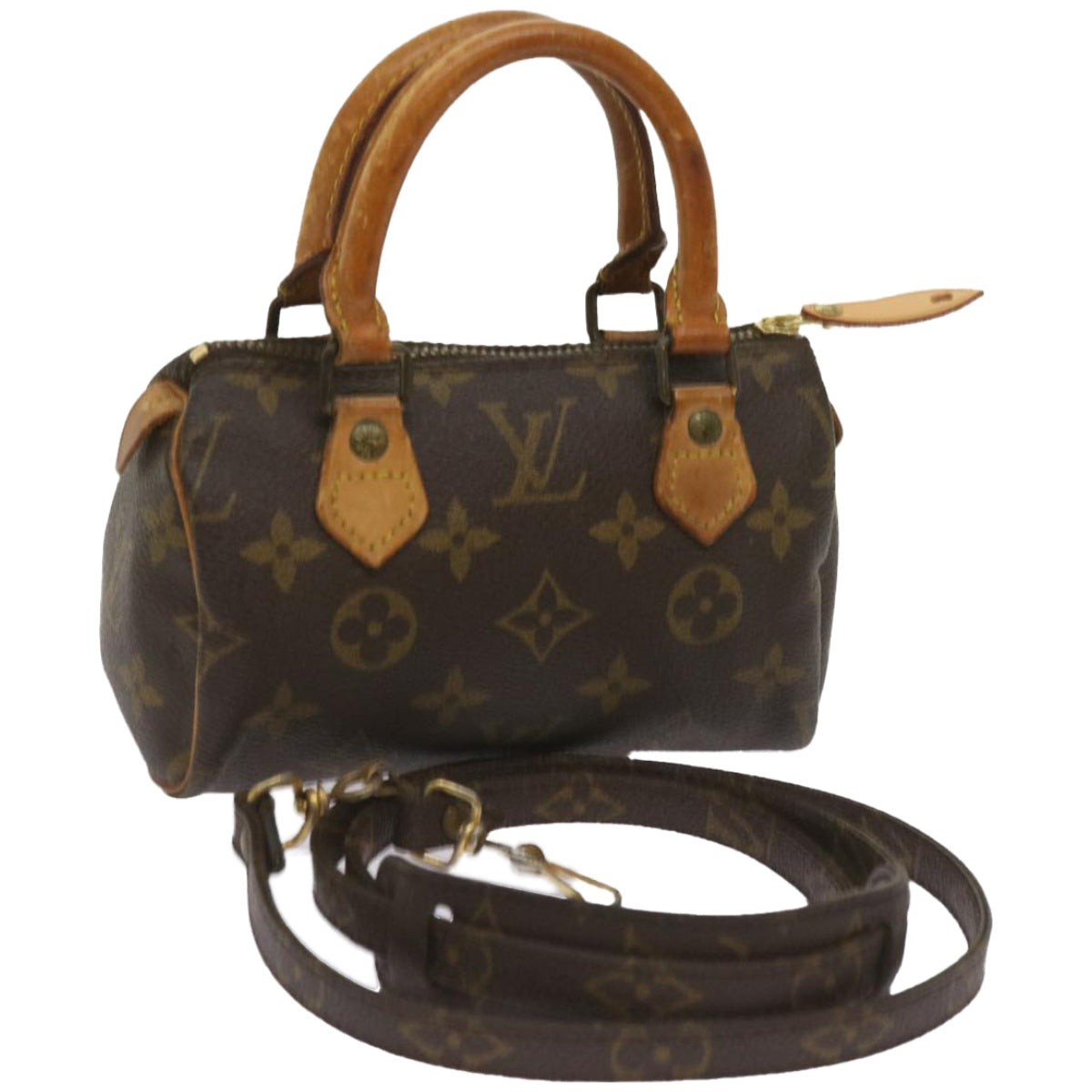 LOUIS VUITTON Monogram Mini Speedy Hand Bag Vintage M41534 LV Auth ar11356B