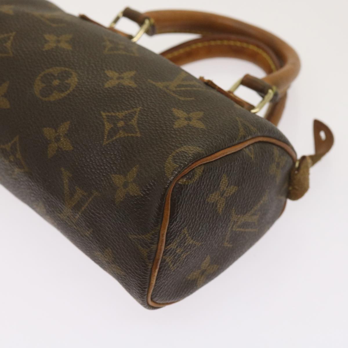 LOUIS VUITTON Monogram Mini Speedy Hand Bag M41534 LV Auth ar11357B