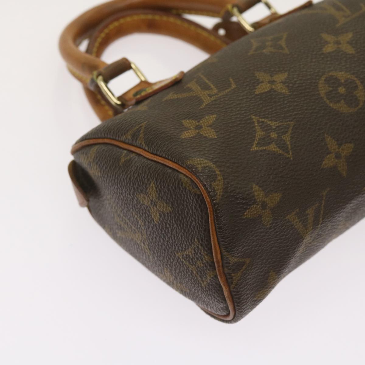 LOUIS VUITTON Monogram Mini Speedy Hand Bag M41534 LV Auth ar11357B