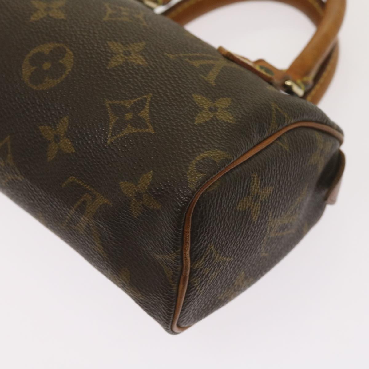 LOUIS VUITTON Monogram Mini Speedy Hand Bag M41534 LV Auth ar11357B