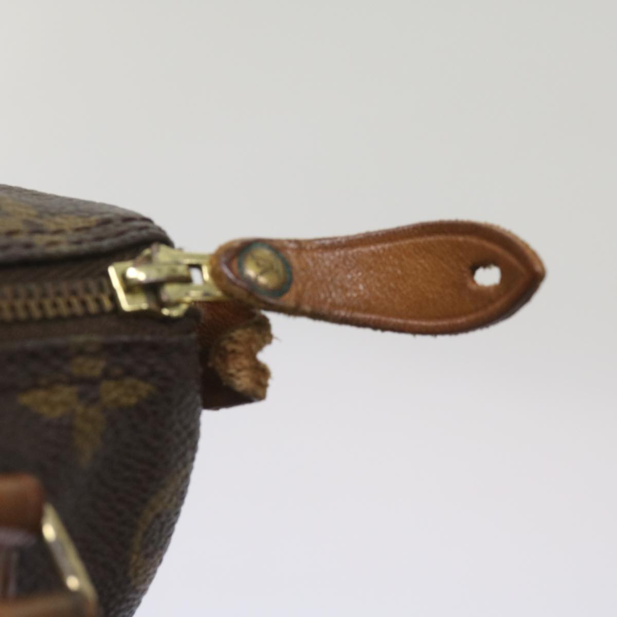 LOUIS VUITTON Monogram Mini Speedy Hand Bag M41534 LV Auth ar11357B