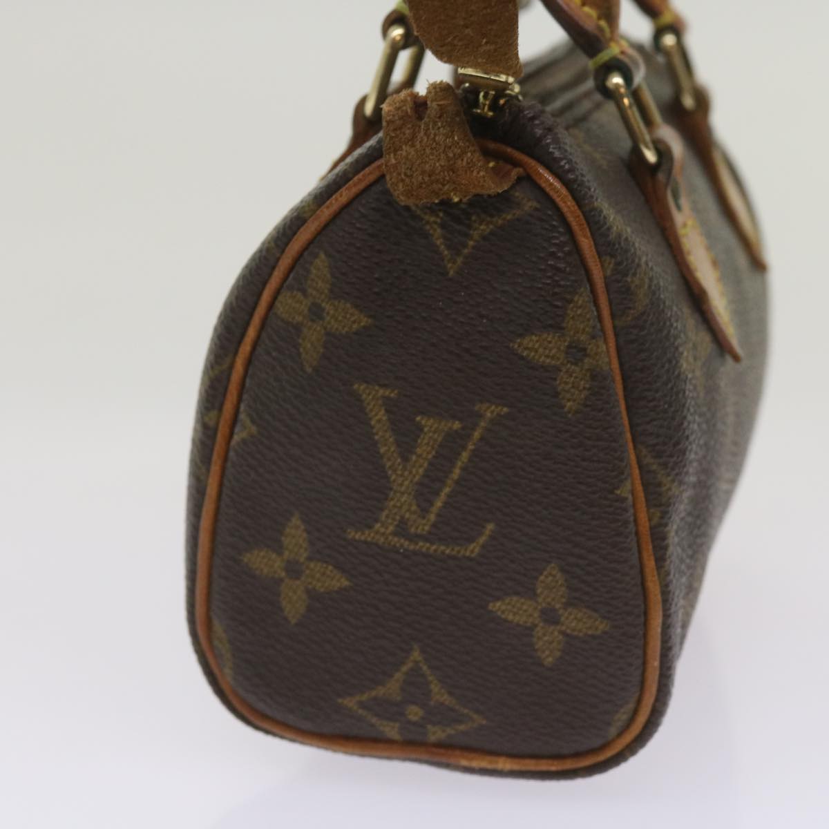 LOUIS VUITTON Monogram Mini Speedy Hand Bag M41534 LV Auth ar11357B