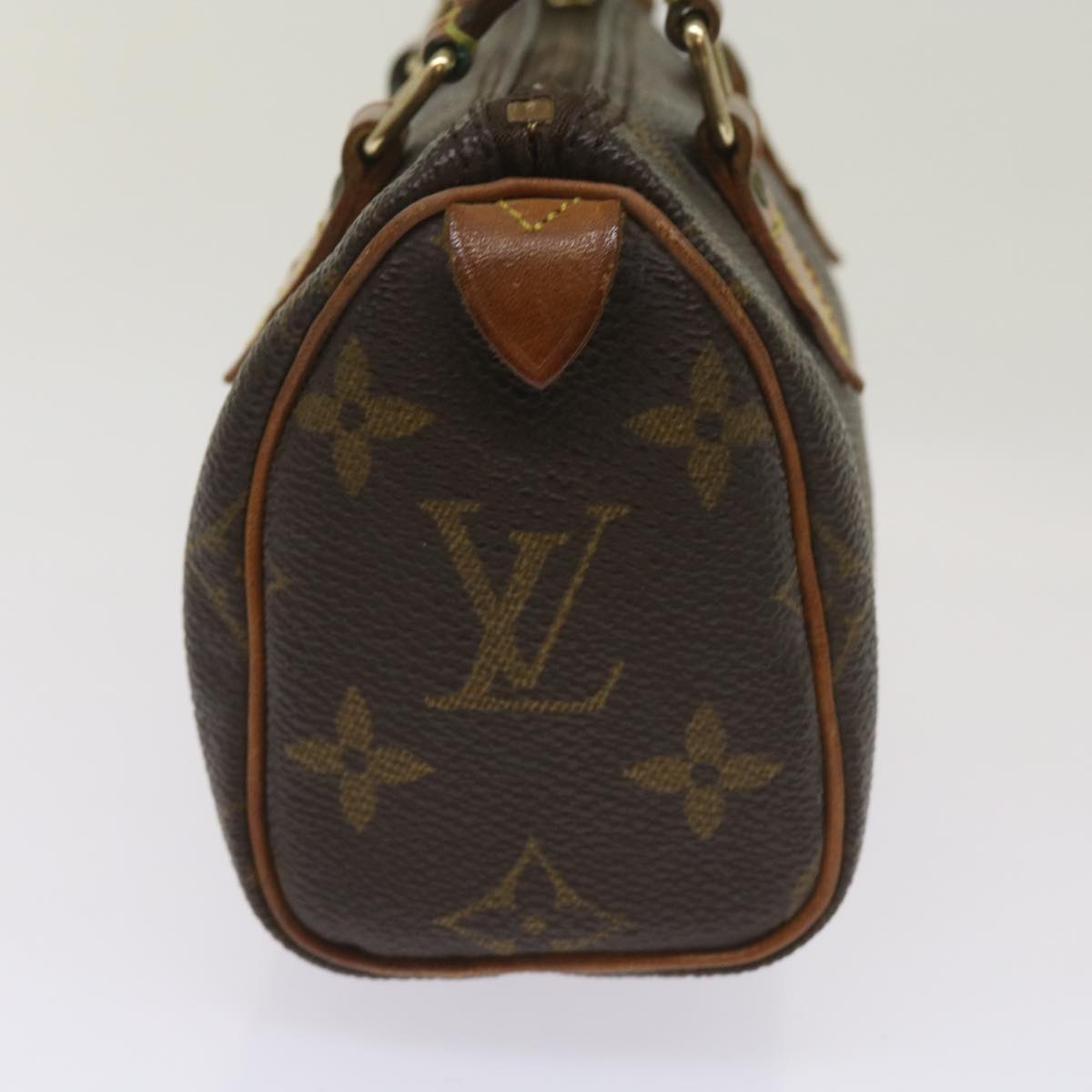 LOUIS VUITTON Monogram Mini Speedy Hand Bag M41534 LV Auth ar11357B