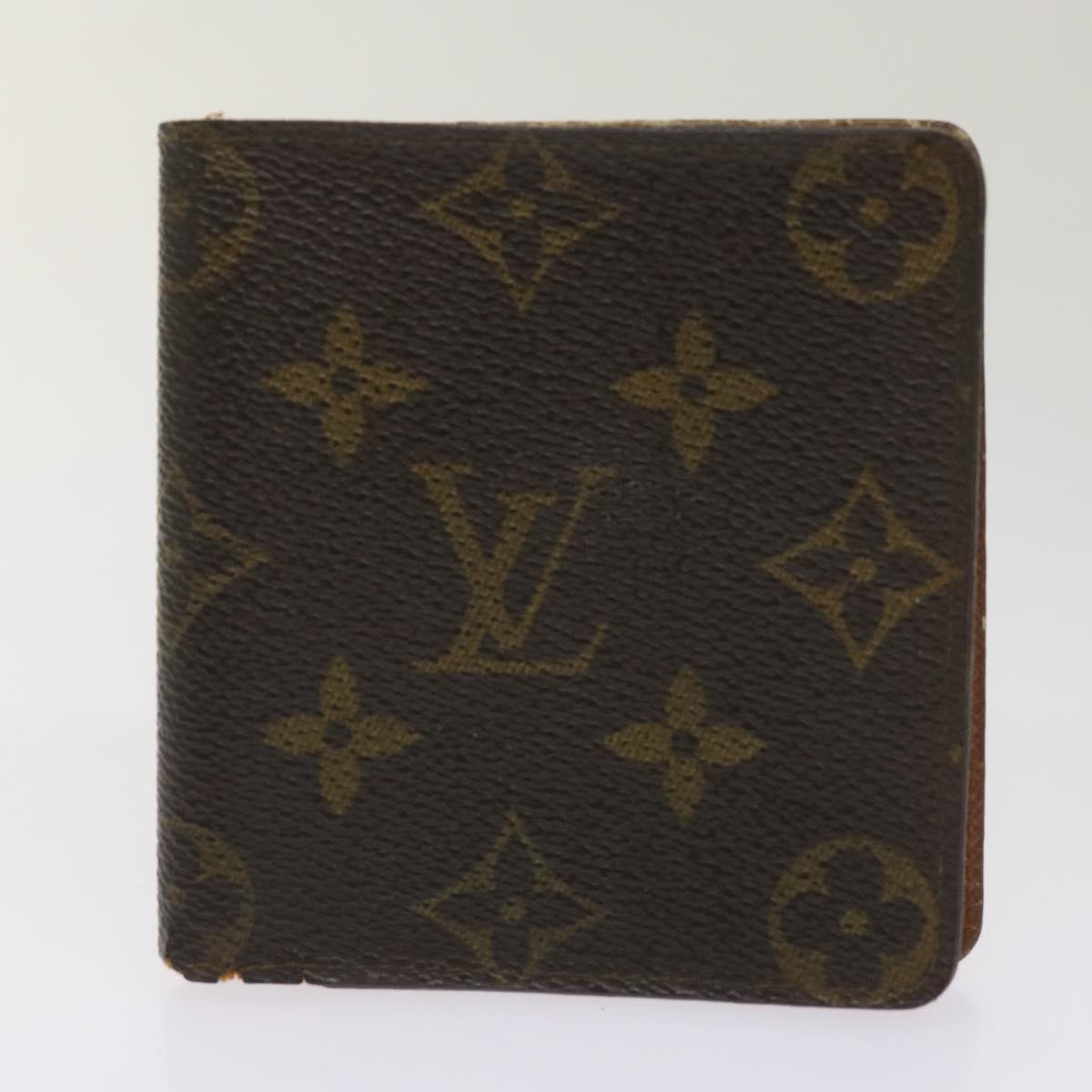 LOUIS VUITTON Damier Azur Damier Graphite Monogram Case Wallet 7Set Auth ar11440