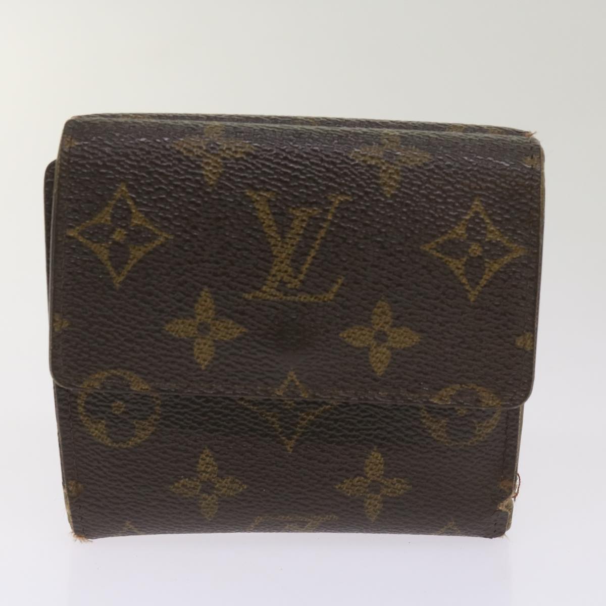 LOUIS VUITTON Damier Azur Damier Graphite Monogram Case Wallet 7Set Auth ar11440