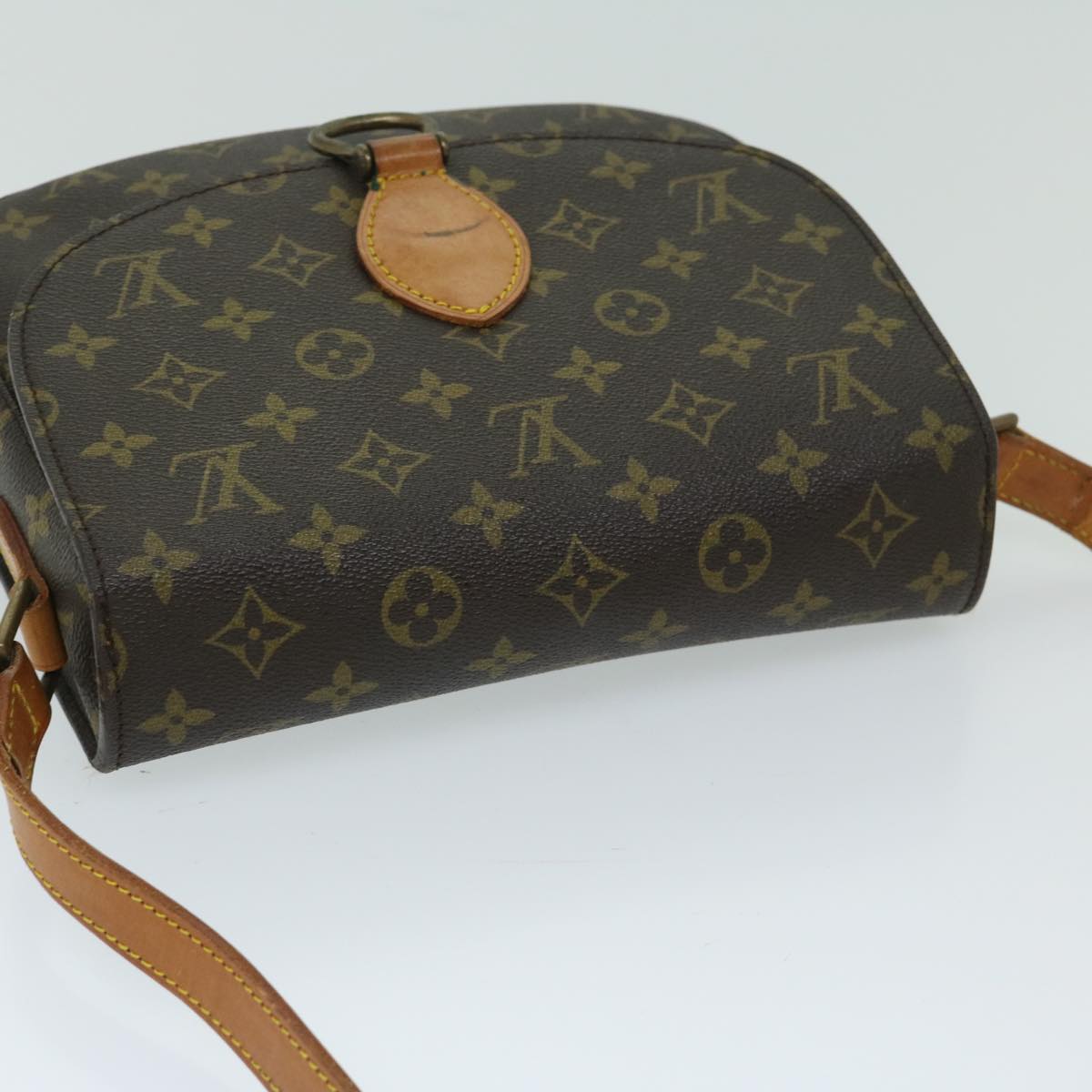 LOUIS VUITTON Monogram Saint Cloud GM Shoulder Bag Vintage M51242 Auth ar11447B