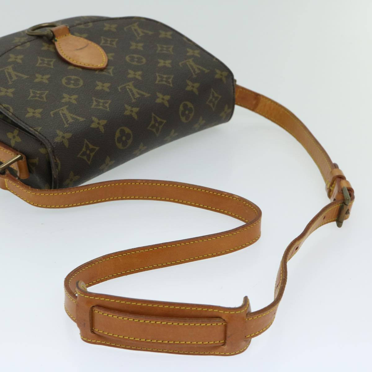 LOUIS VUITTON Monogram Saint Cloud GM Shoulder Bag Vintage M51242 Auth ar11447B