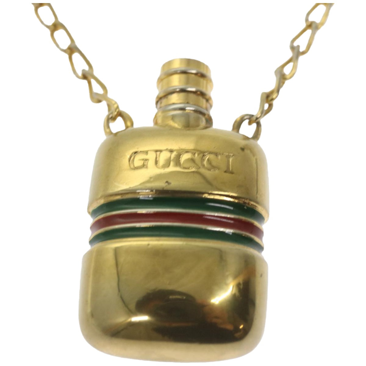 GUCCI Necklace Gold Auth ar11463B