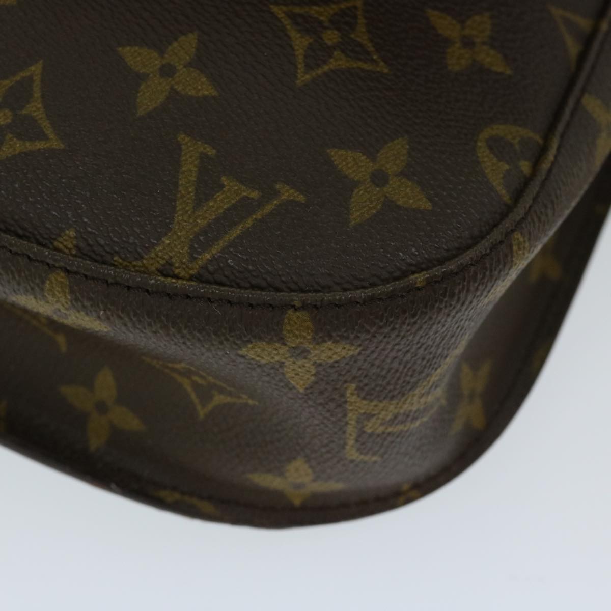 LOUIS VUITTON Monogram Saint Cloud GM Shoulder Bag Vintage M51242 Auth ar11468B