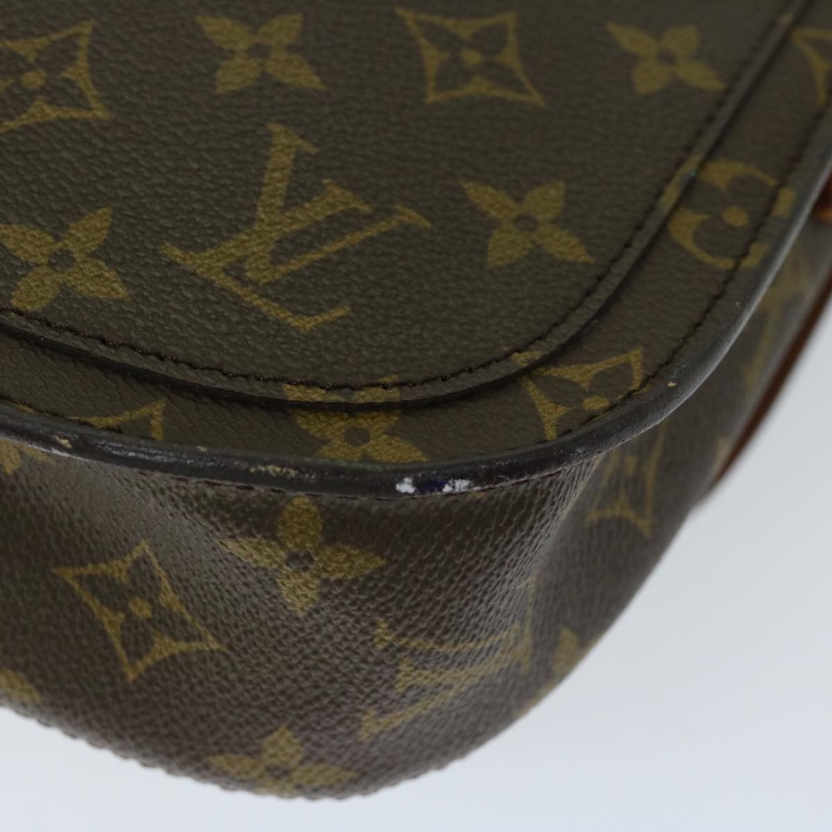 LOUIS VUITTON Monogram Saint Cloud GM Shoulder Bag Vintage M51242 Auth ar11468B