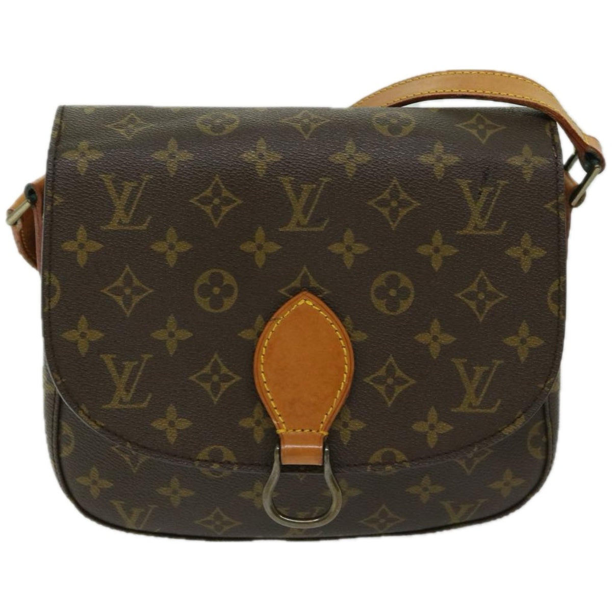 LOUIS VUITTON Monogram Saint Cloud GM Shoulder Bag Vintage M51242 Auth ar11468B