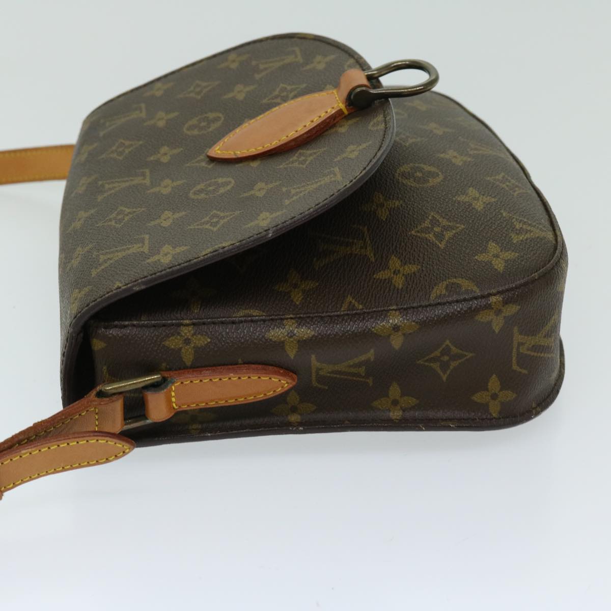 LOUIS VUITTON Monogram Saint Cloud GM Shoulder Bag Vintage M51242 Auth ar11468B