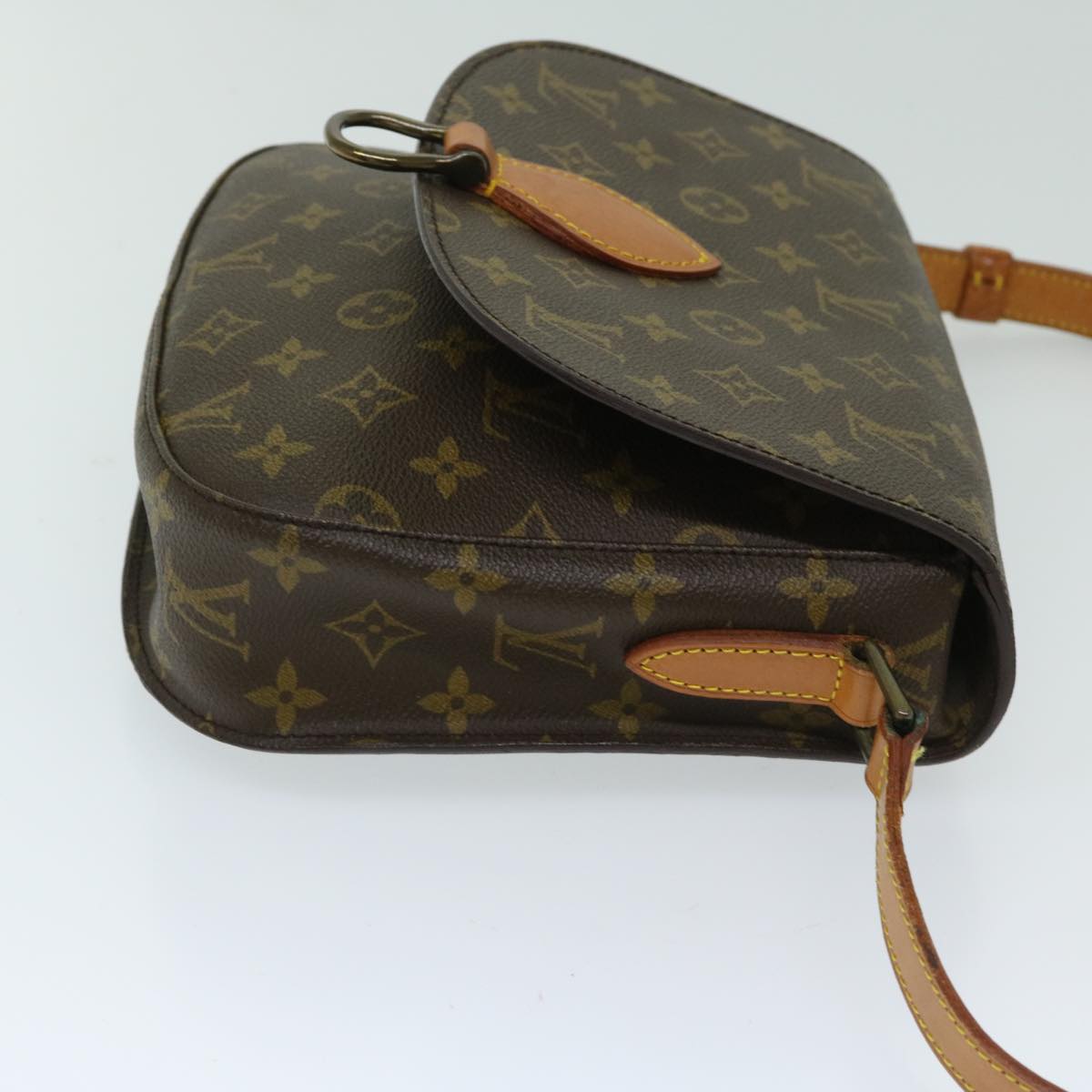 LOUIS VUITTON Monogram Saint Cloud GM Shoulder Bag Vintage M51242 Auth ar11468B