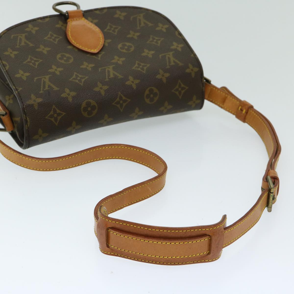 LOUIS VUITTON Monogram Saint Cloud GM Shoulder Bag Vintage M51242 Auth ar11468B