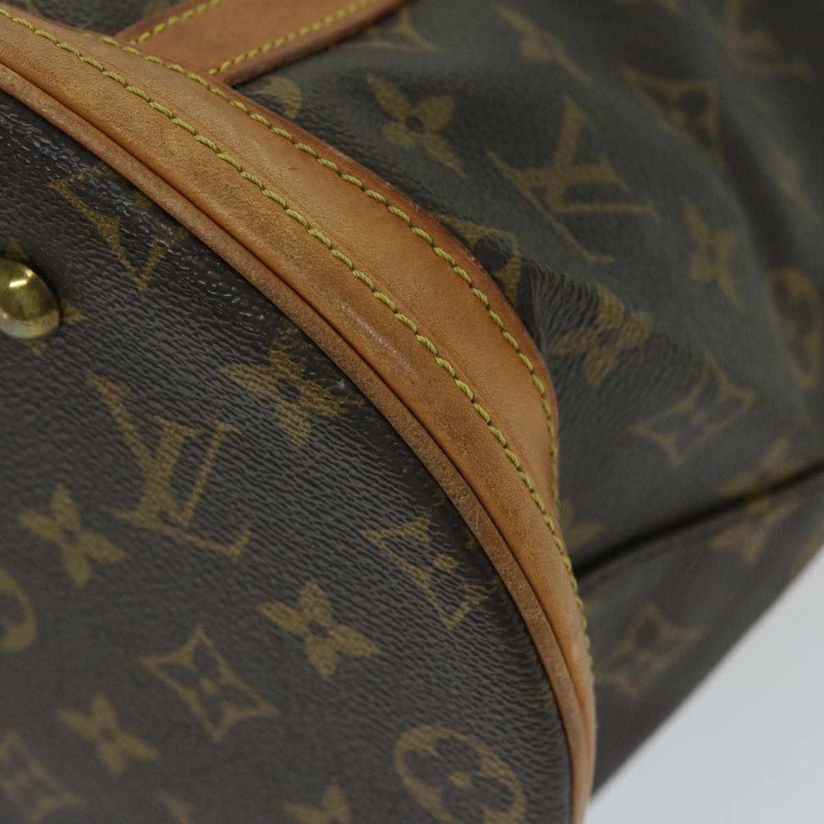 LOUIS VUITTON Monogram Bucket GM Shoulder Bag M42236 LV Auth ar11476B