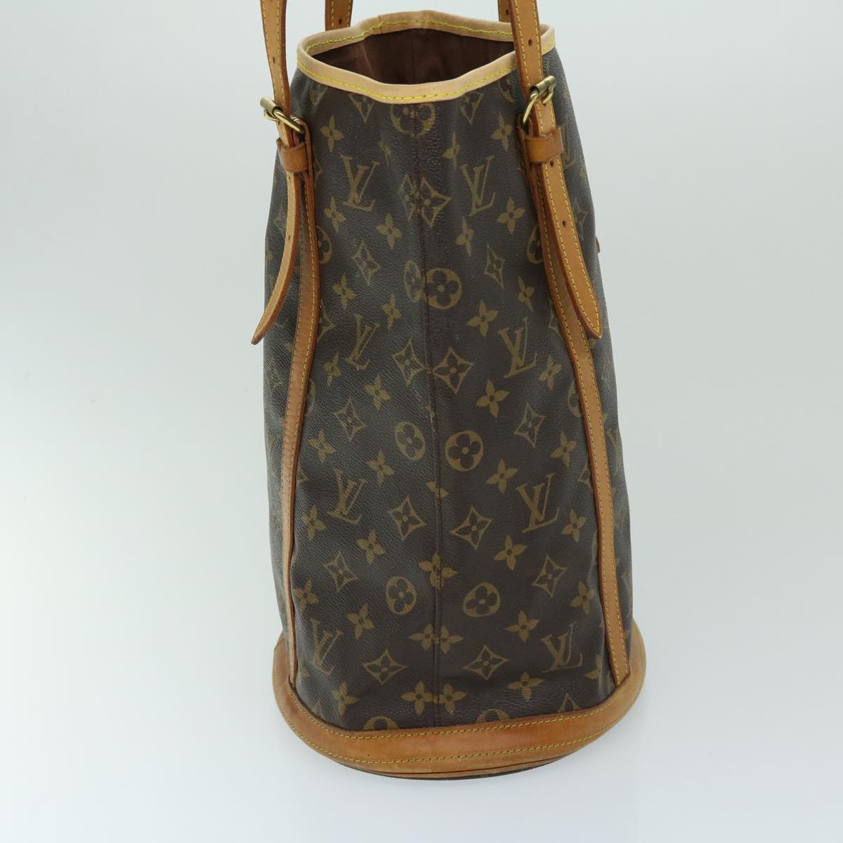 LOUIS VUITTON Monogram Bucket GM Shoulder Bag M42236 LV Auth ar11476B