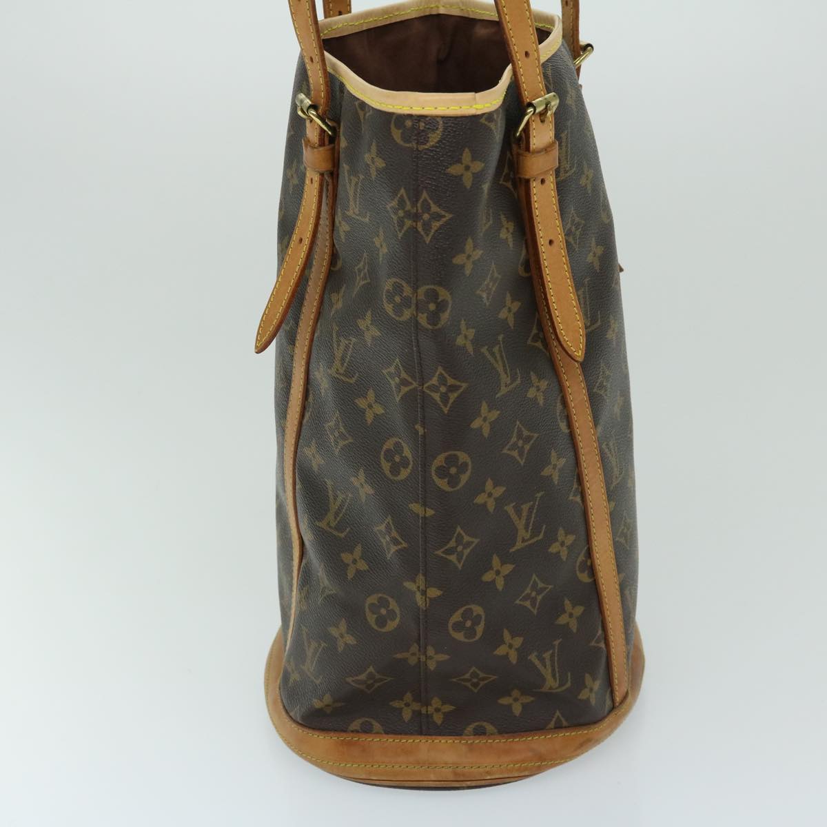 LOUIS VUITTON Monogram Bucket GM Shoulder Bag M42236 LV Auth ar11476B