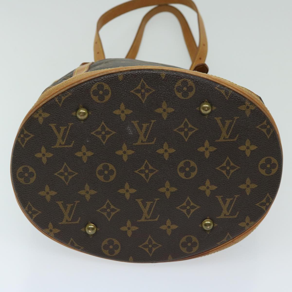 LOUIS VUITTON Monogram Bucket GM Shoulder Bag M42236 LV Auth ar11476B