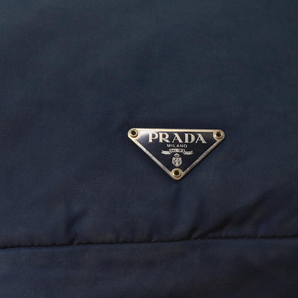 PRADA Shoulder Bag Nylon Navy Auth ar11477B