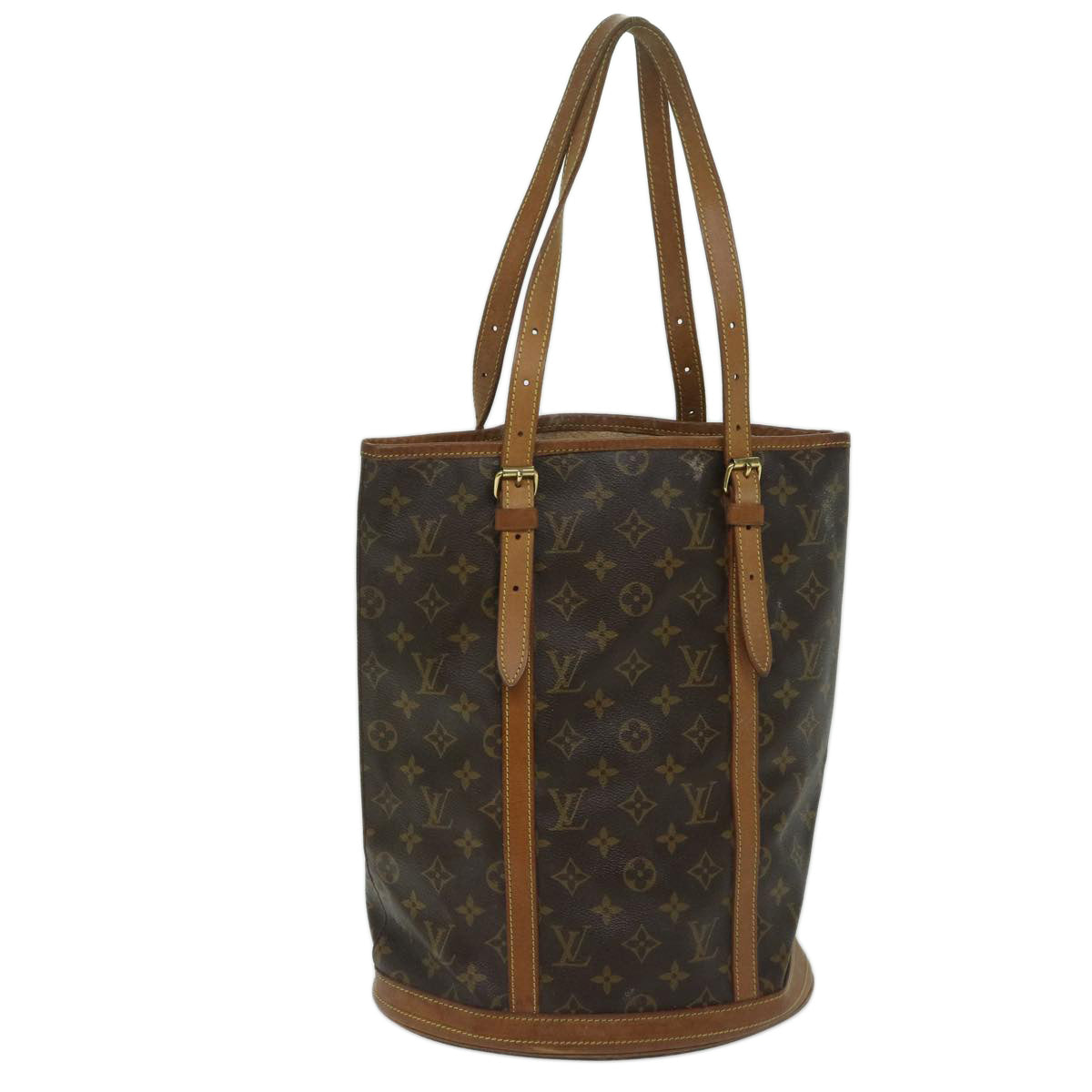 LOUIS VUITTON Monogram Bucket GM Shoulder Bag M42236 LV Auth ar11489