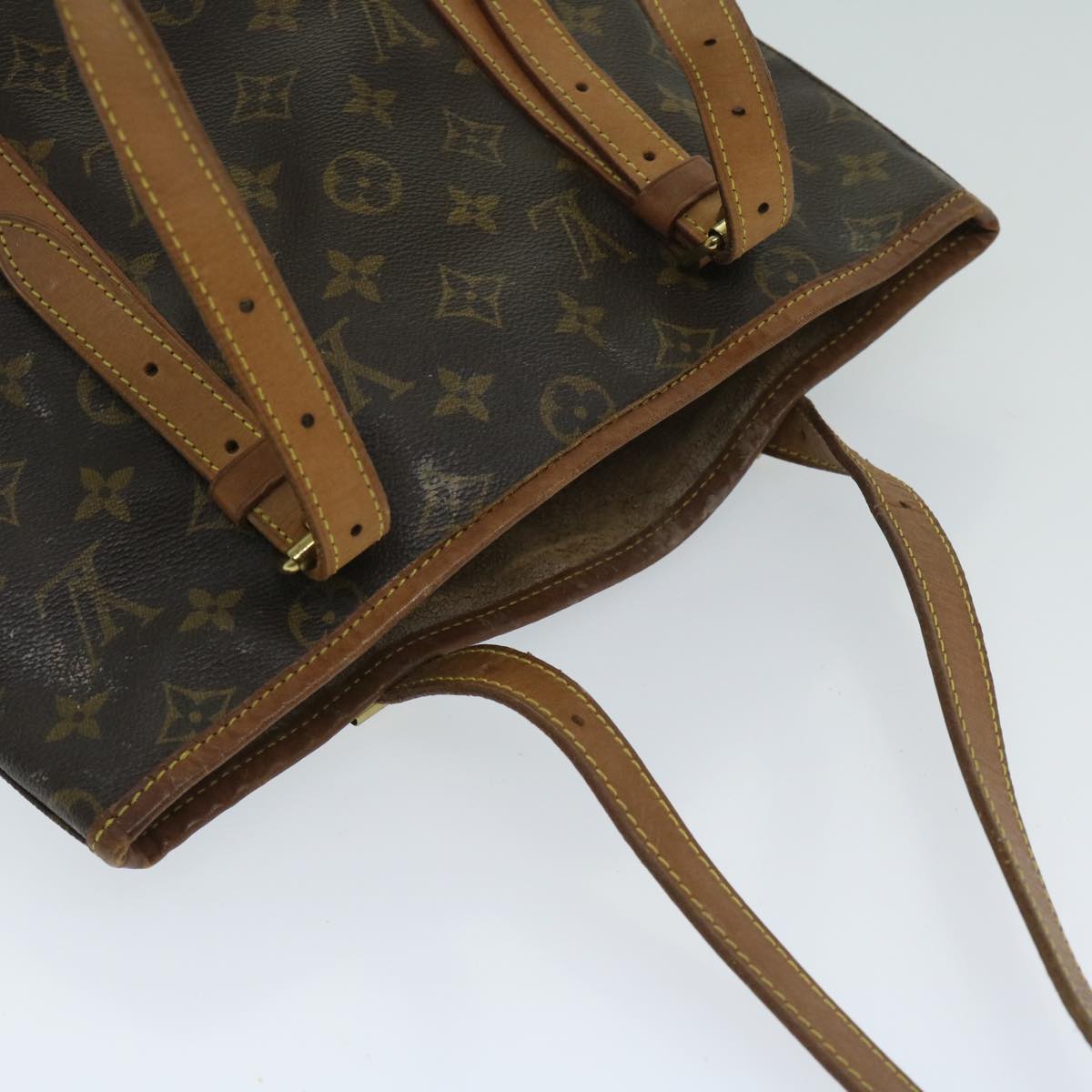 LOUIS VUITTON Monogram Bucket GM Shoulder Bag M42236 LV Auth ar11489