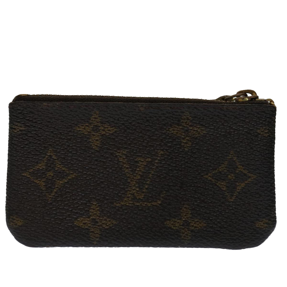 LOUIS VUITTON Monogram Pochette Cles Coin Purse M62650 LV Auth ar11496