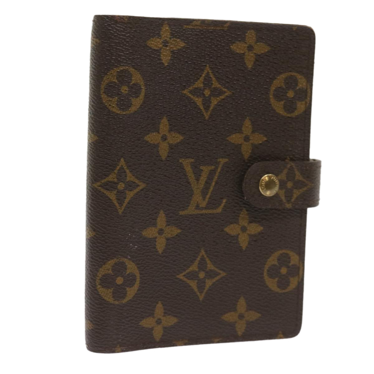 LOUIS VUITTON Monogram Agenda PM Day Planner Cover R20005 LV Auth ar11514