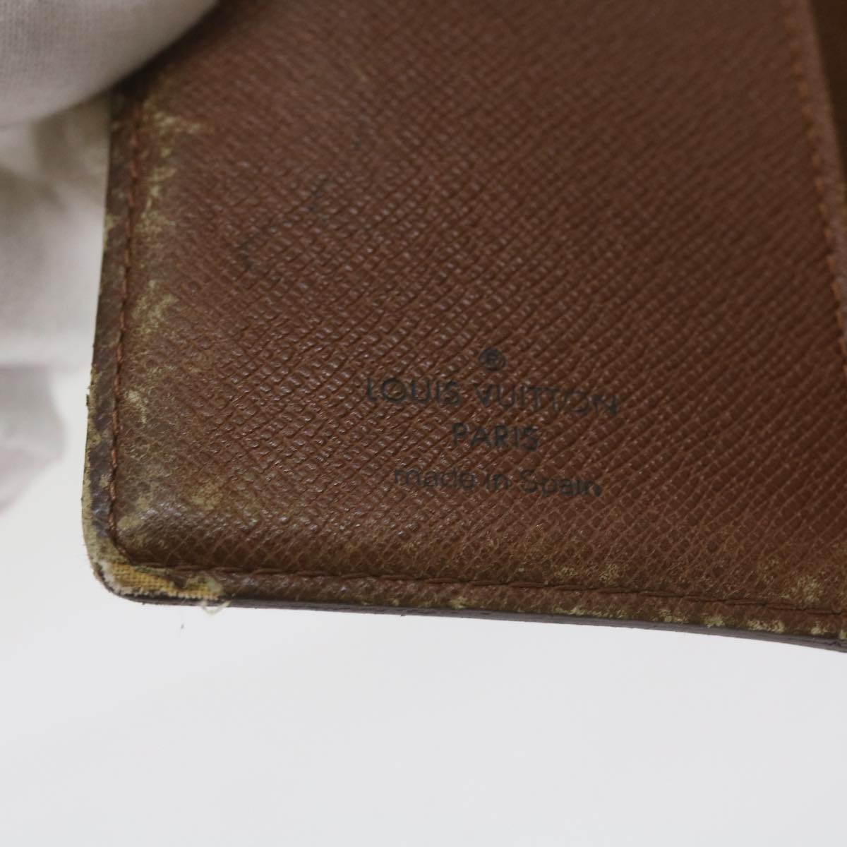 LOUIS VUITTON Monogram Agenda PM Day Planner Cover R20005 LV Auth ar11514