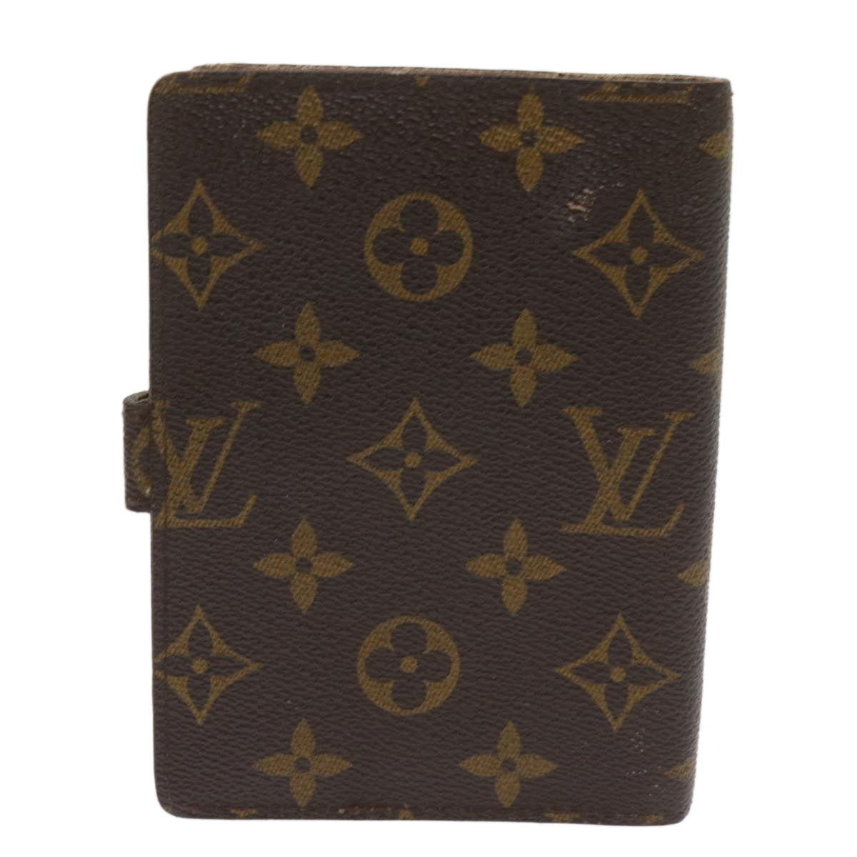 LOUIS VUITTON Monogram Agenda PM Day Planner Cover R20005 LV Auth ar11514