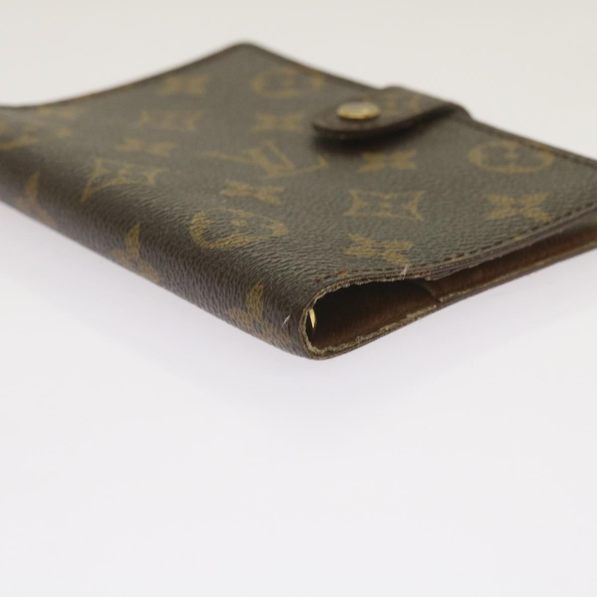 LOUIS VUITTON Monogram Agenda PM Day Planner Cover R20005 LV Auth ar11514