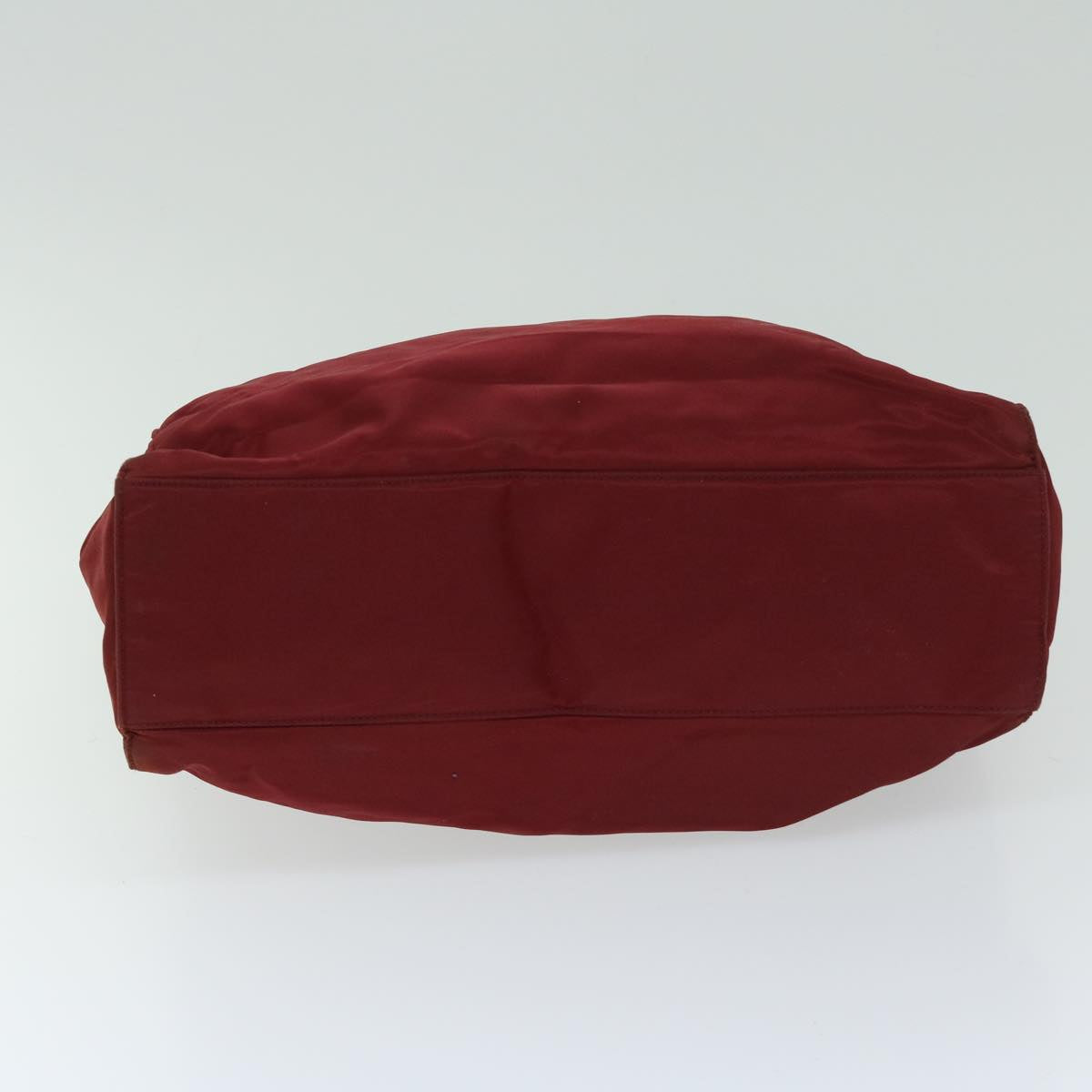 PRADA Hand Bag Nylon Red Auth ar11518