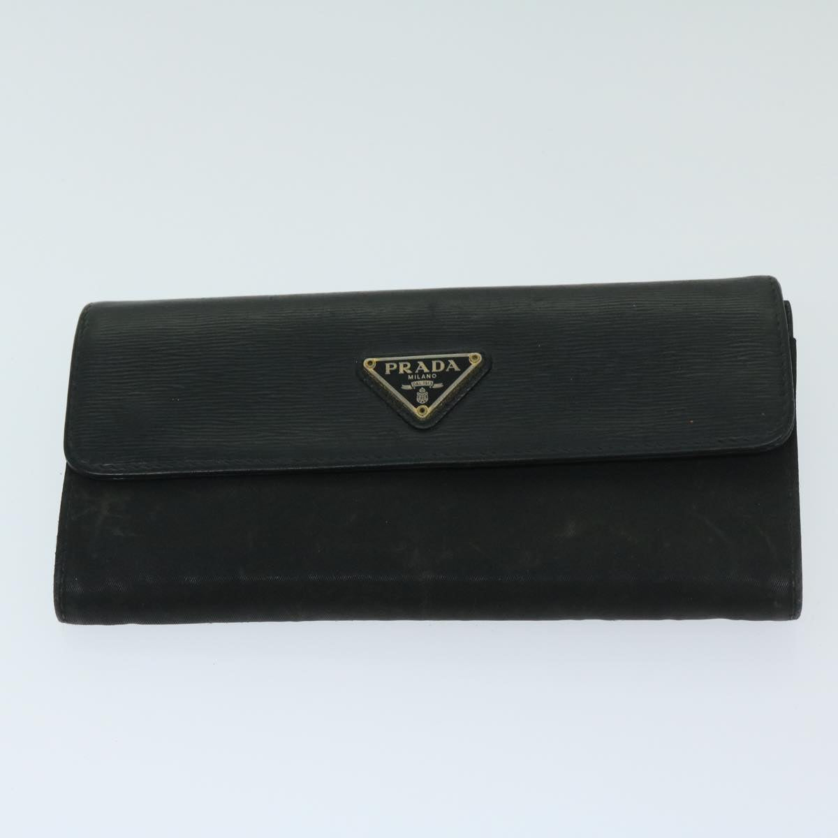 PRADA Wallet Leather nylon 8Set Black Red Brown Auth ar11556