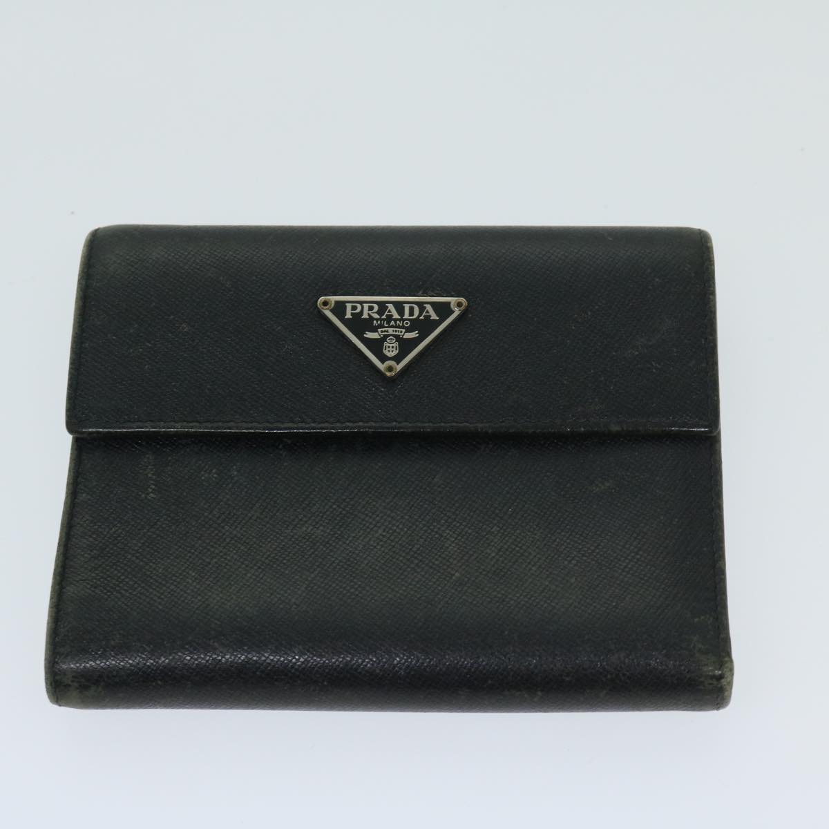 PRADA Wallet Leather nylon 8Set Black Red Brown Auth ar11556