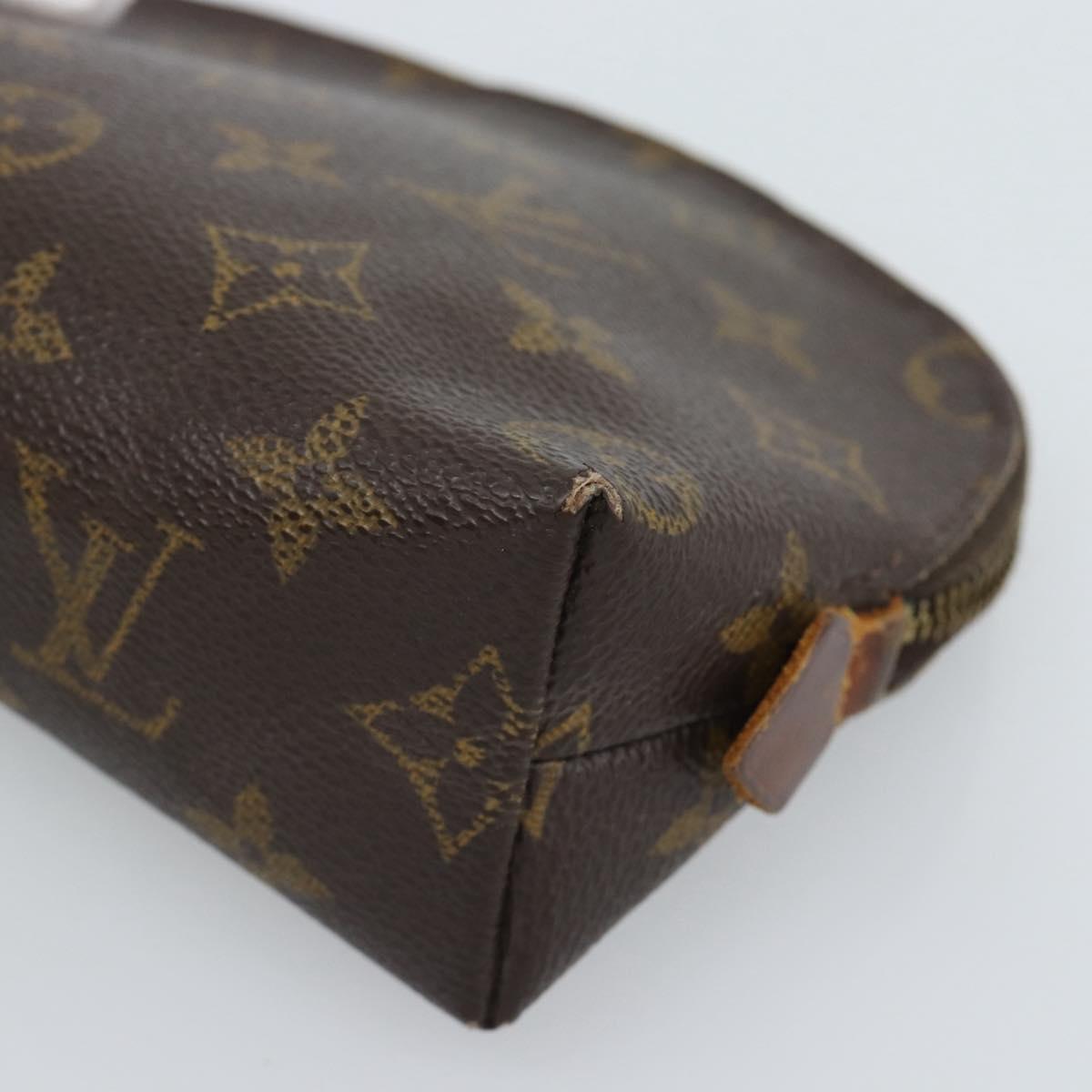 LOUIS VUITTON Monogram Pochette Cosmetic PM Cosmetic Pouch M47515 Auth ar11673