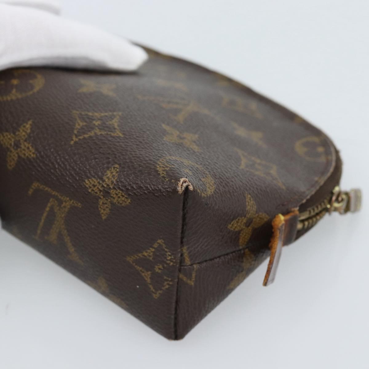 LOUIS VUITTON Monogram Pochette Cosmetic PM Cosmetic Pouch M47515 Auth ar11673