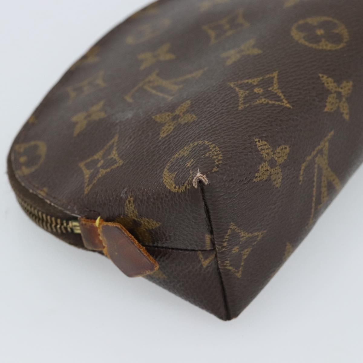 LOUIS VUITTON Monogram Pochette Cosmetic PM Cosmetic Pouch M47515 Auth ar11673