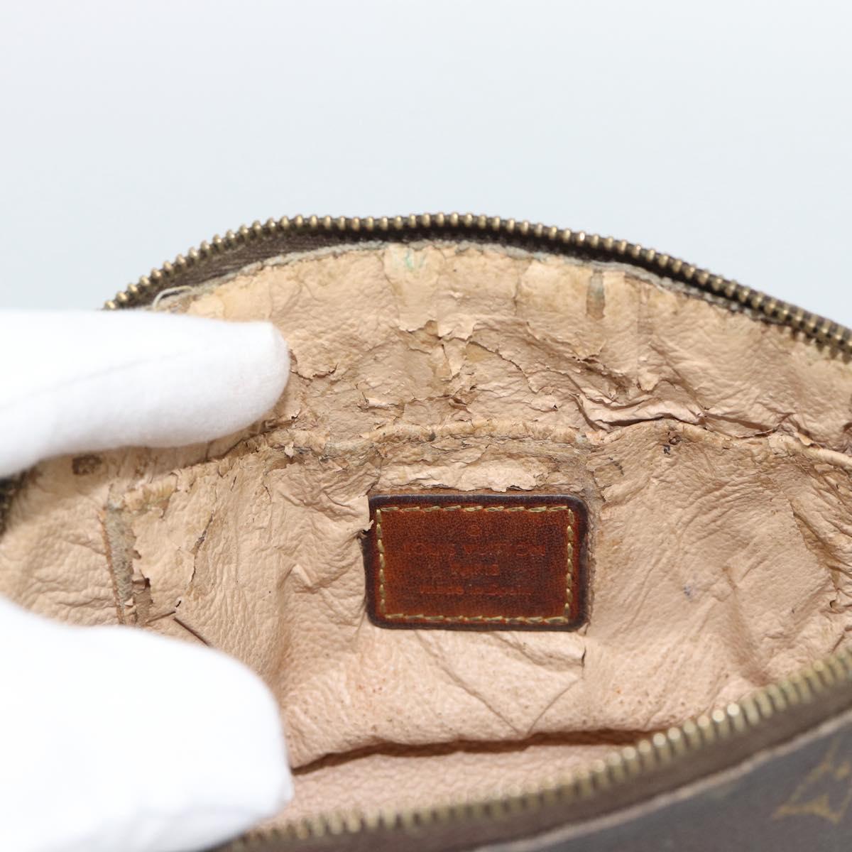 LOUIS VUITTON Monogram Pochette Cosmetic PM Cosmetic Pouch M47515 Auth ar11673