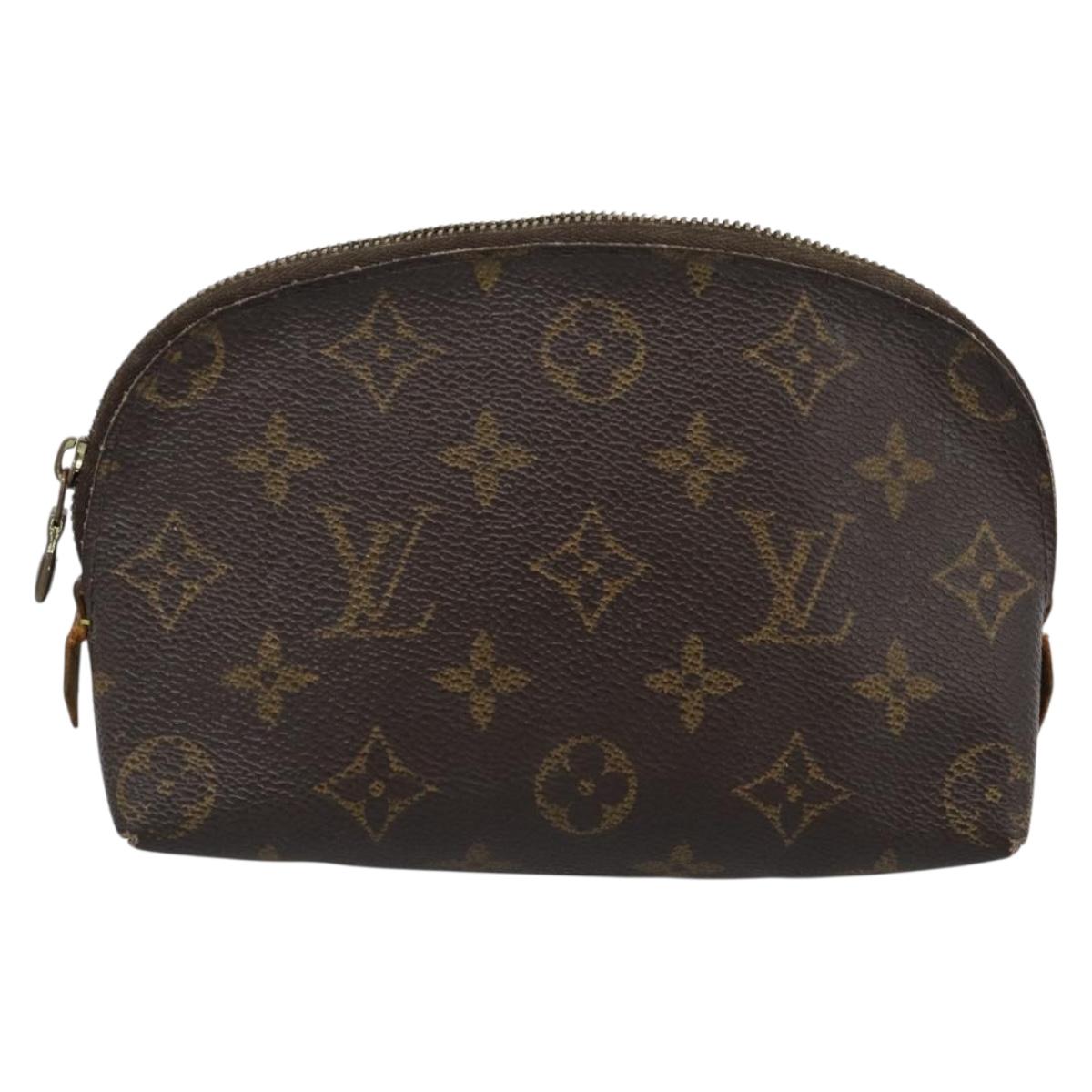 LOUIS VUITTON Monogram Pochette Cosmetic PM Cosmetic Pouch M47515 Auth ar11673
