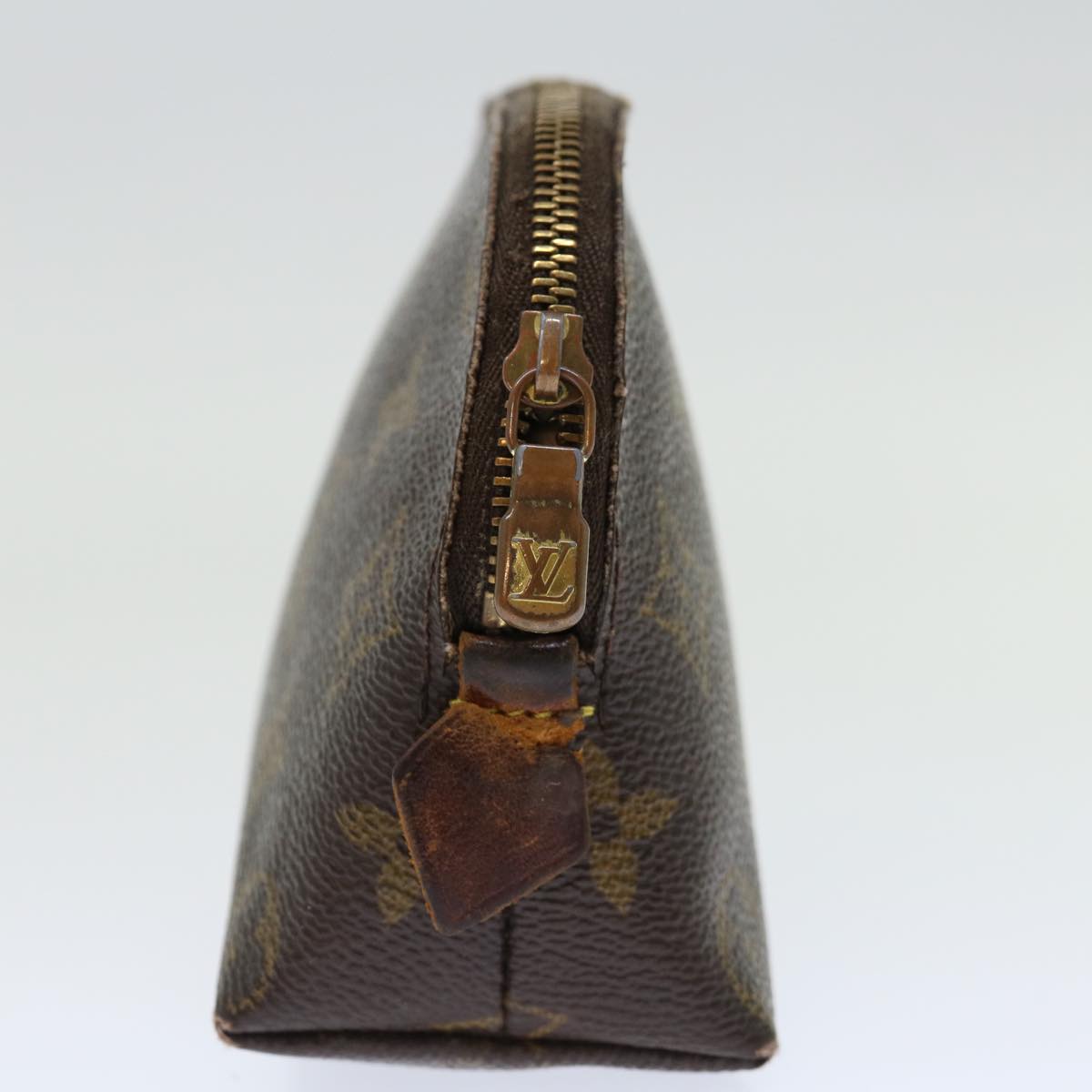 LOUIS VUITTON Monogram Pochette Cosmetic PM Cosmetic Pouch M47515 Auth ar11673