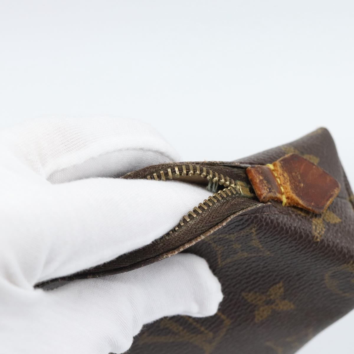 LOUIS VUITTON Monogram Pochette Cosmetic PM Cosmetic Pouch M47515 Auth ar11673