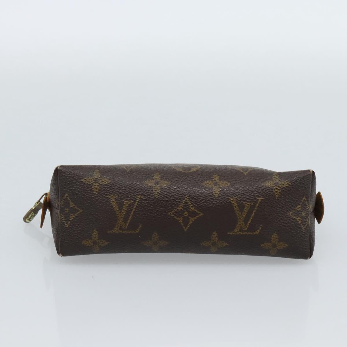 LOUIS VUITTON Monogram Pochette Cosmetic PM Cosmetic Pouch M47515 Auth ar11673