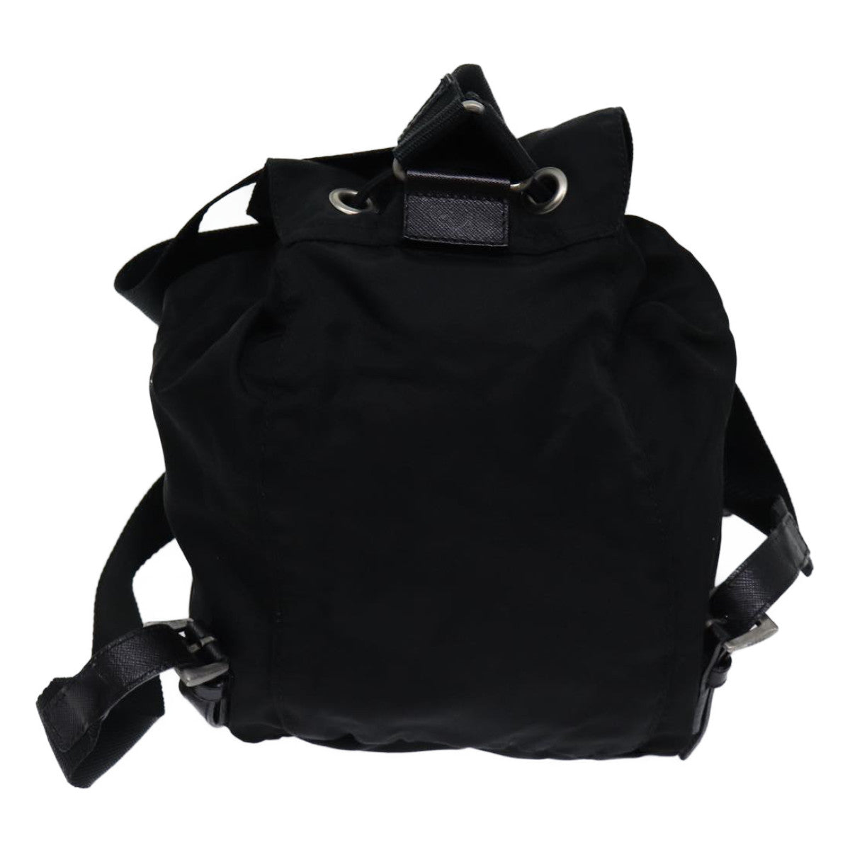 PRADA Backpack Nylon Black Auth ar11676