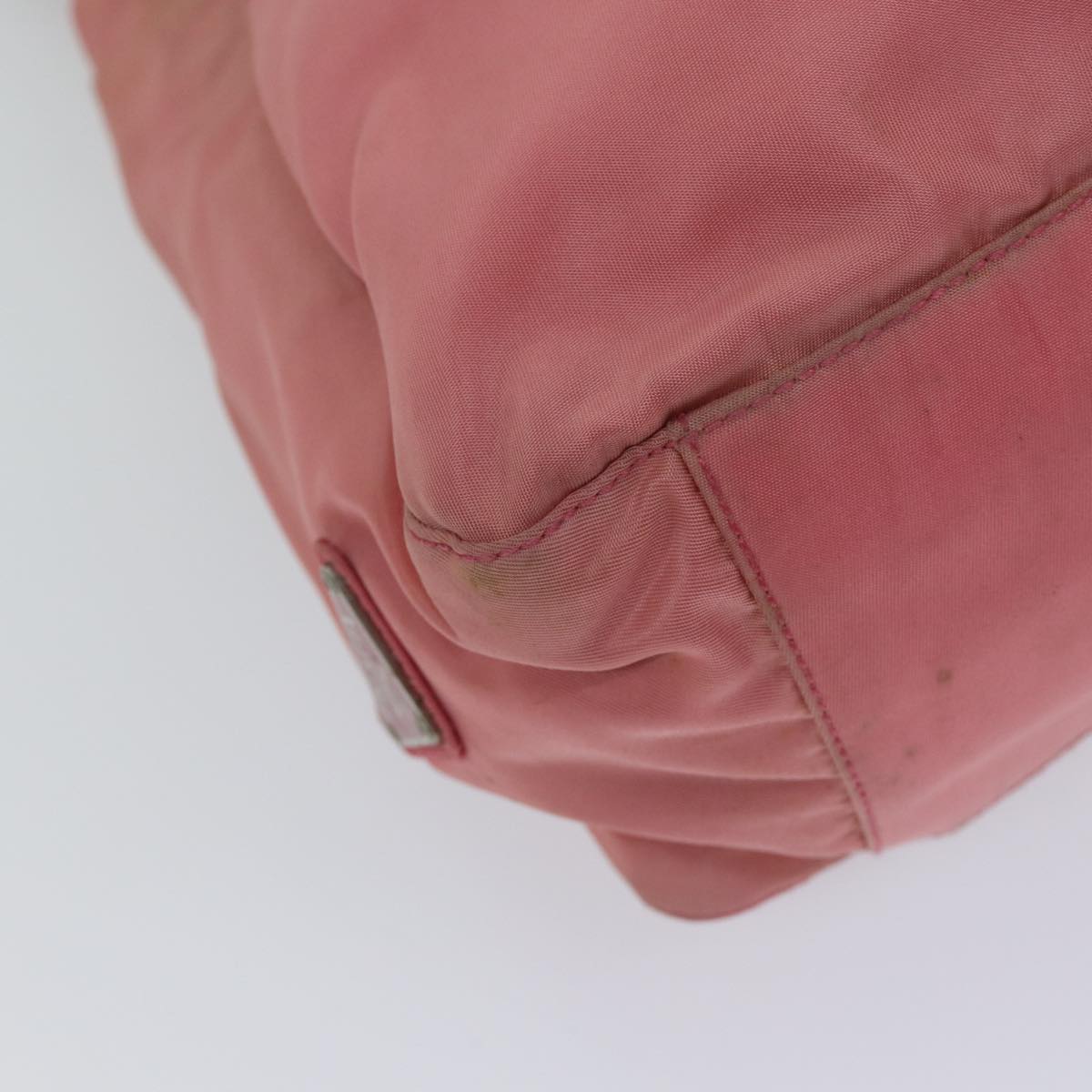 PRADA Shoulder Bag Nylon Pink Auth ar11700