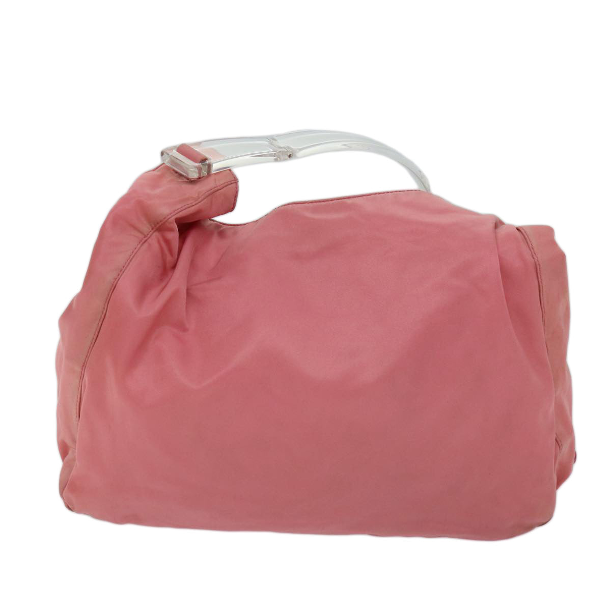 PRADA Shoulder Bag Nylon Pink Auth ar11700