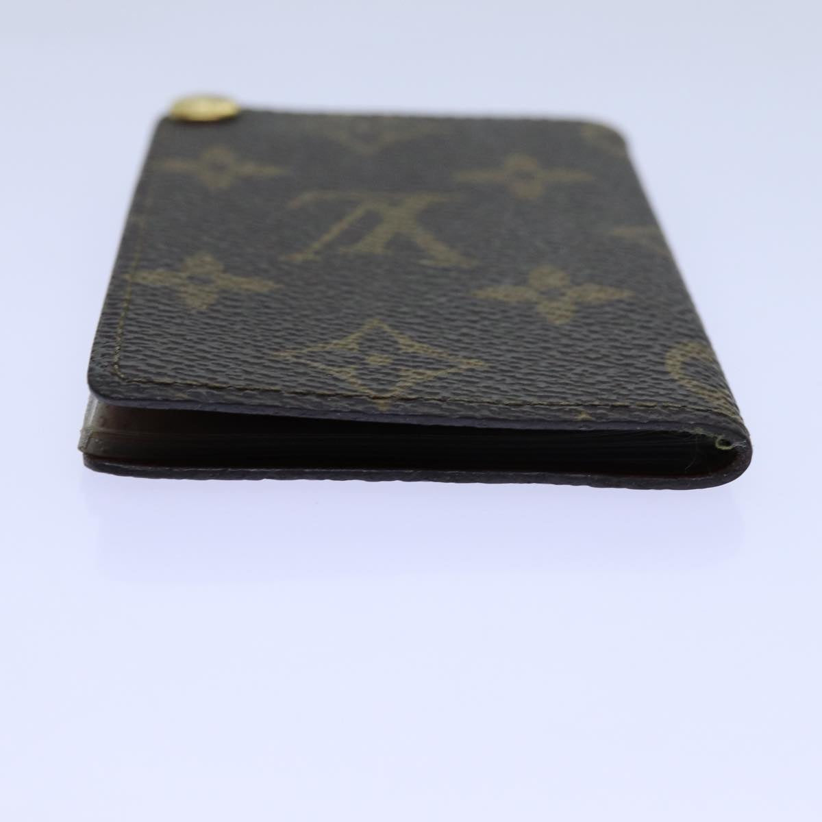 LOUIS VUITTON Monogram Porte Cartes Credit Pression Case M60937 LV Auth ar11758